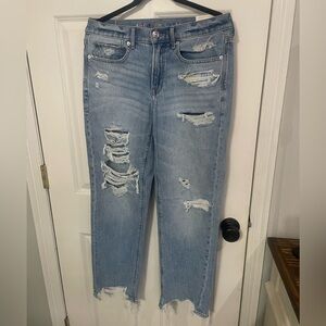 American Eagle Outfitters Ripped Light Blue Jeans
